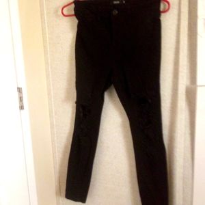 Ripped Black Cello Jeans